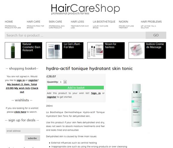 HairCareShop